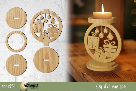 Download Chrismas Candle Holder&amp;Gifts - Gifts Collection