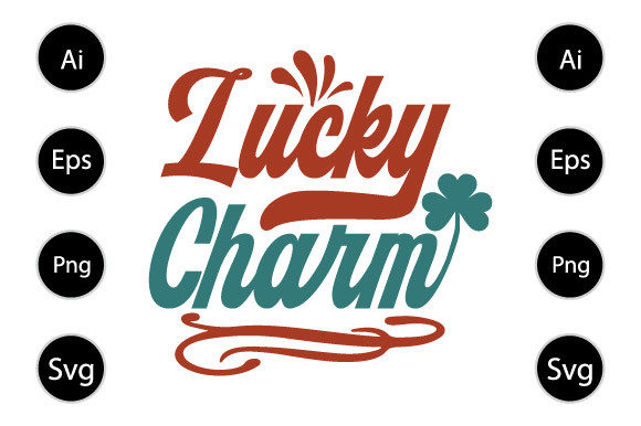 Download Lucky Charms Typography T Shirt - Premium Resources