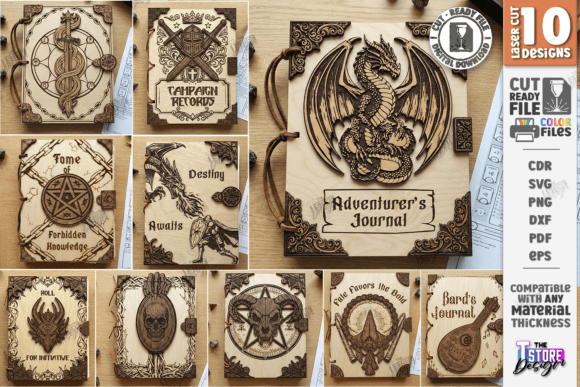 Download Fantasy Book Covers Laser Cut Bundle - Premium Resources