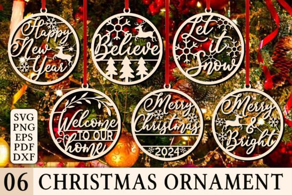 Download Christmas Ornaments Glowforge Laser Cut - Glowforge laser Collection