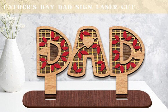 Download Father’s Day Dad Sign Laser Cut Svg - Premium Resources