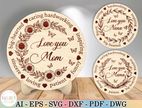 Download Mother's Laser Cut File Glowforge Xtool - File glowforge Collection