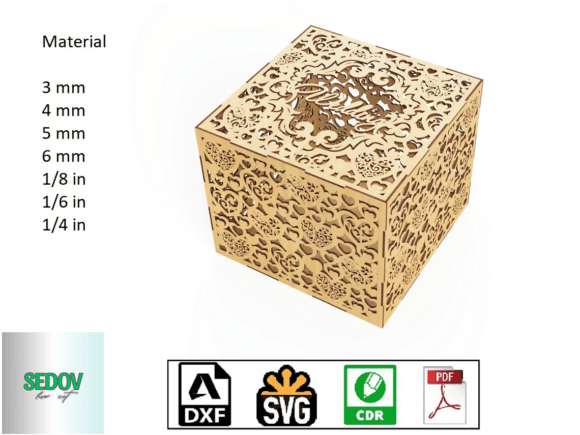 Download Laser Cut Wedding Card Box Cash Gifts - Gifts Collection