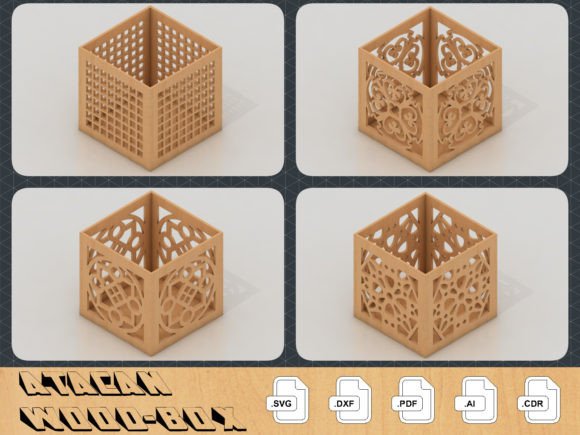 Download Glowforge Laser Boxes with Pattern 196 - Glowforge laser Collection